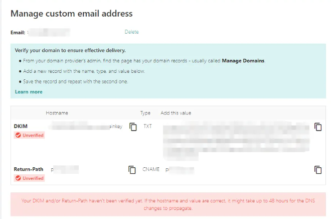 如何設(shè)置為 Shopify 店鋪的企業(yè)域名為發(fā)件人郵箱?